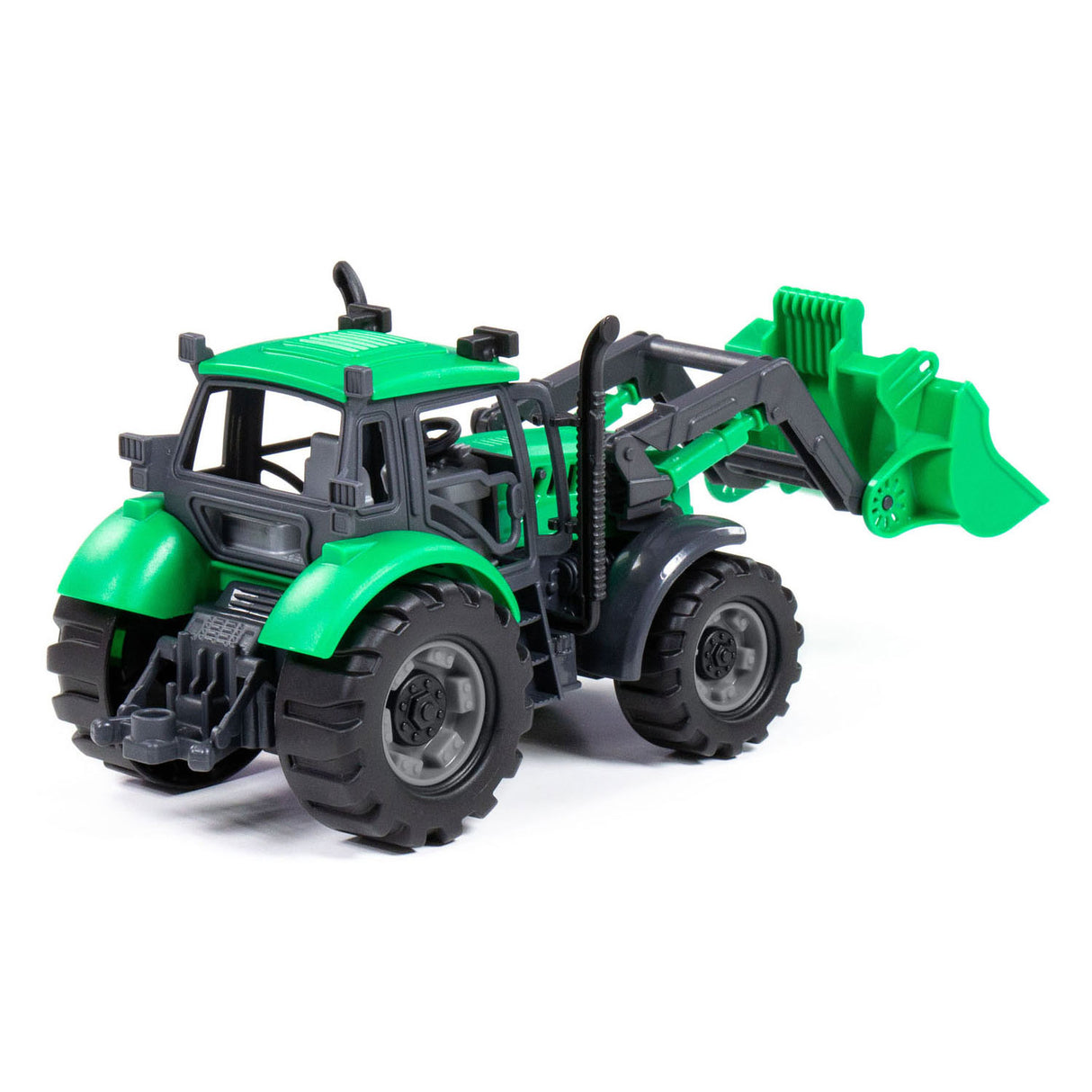 Cavallino Toys Cavallino Tractor med skovlgrøn, skala 1:32