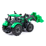 Cavallino Toys Cavallino traktor med spade grön, skala 1:32