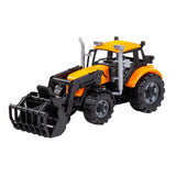 Cavallino Toys Cavallino traktor med laddare gul, skala 1:32