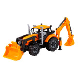 Cavallino Toys Cavallino traktor med laddare och grävmaskin gul, skala 1:32