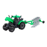 Cavallino Toys Tractor Cavallino con Ploeg Green, Escala 1:32