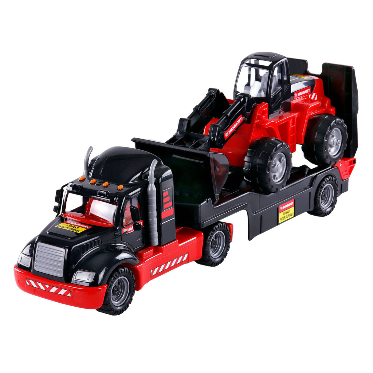 Cavallino Toys Cavallino Mammoet Torpedo Truck con excavadora, escala 1:16