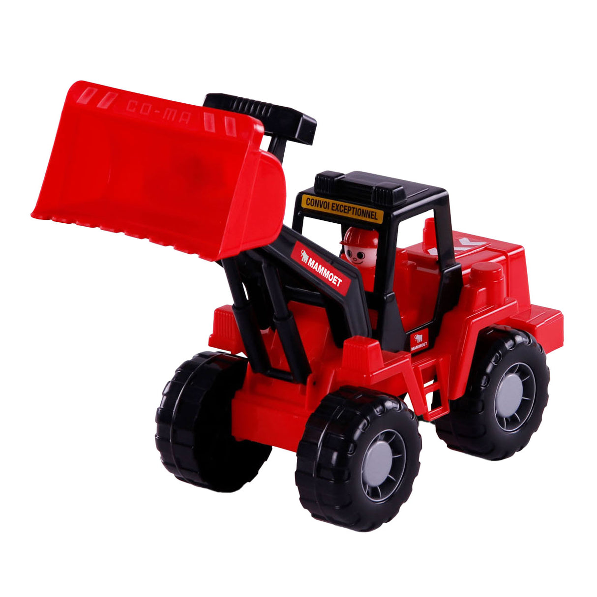 Cavallino mammoet graafmachine met speelfiguur, 42,5cm