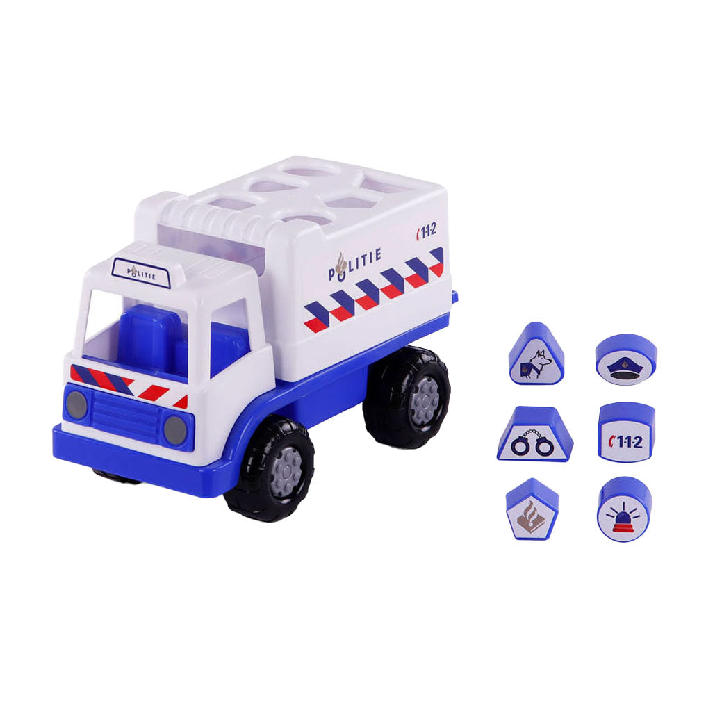 Cavallinino Spillsaachen Cavallinino Police Camion Form stew mat 6 Bléck, 26cm