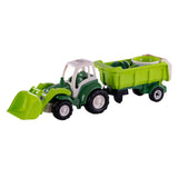 Cavallino Toys Cavallino XL Traktorgrün mit Kippanhänger und Eimer -Set, 9dlg.