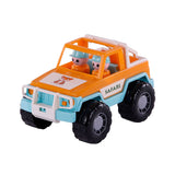 Cavallino Toys Cavallino Jeep Oranje mit 2 Spielfiguren