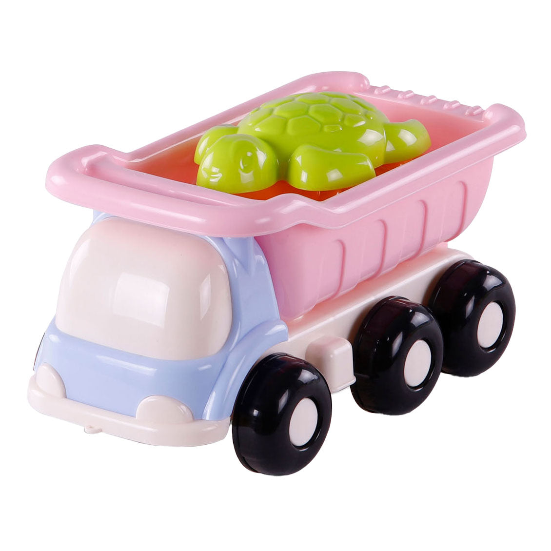 Toys Cavallino Cavallino Beach Kiepwagen avec 4 formes de sable rose