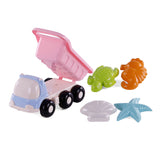 Toys Cavallino Cavallino Beach Kiepwagen avec 4 formes de sable rose