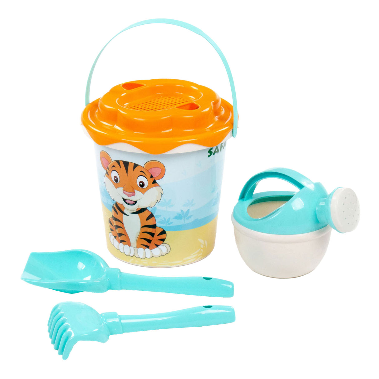 Cavallino Toys Cavallino XL Bucket Set Blau mit Bewässerung, 5dlg.