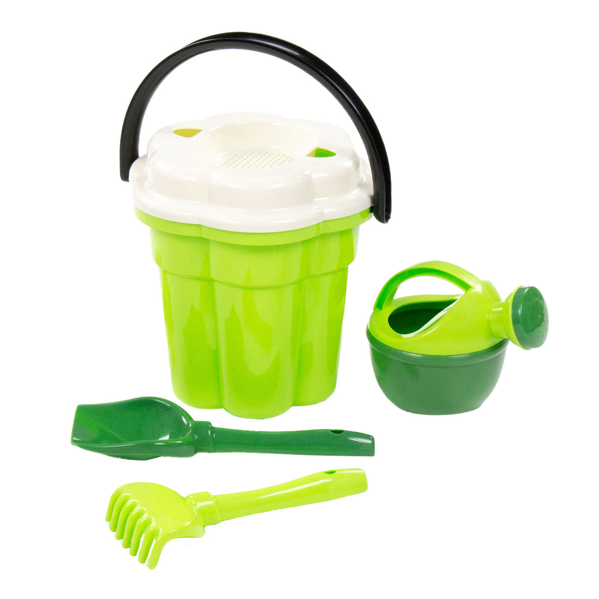 Cavallino Toys Cavallino XL Classic Bucket Set with Riesing Can Green, 4dlg.