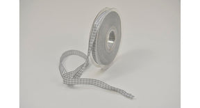 Nastro vichy 10mm x 20mtr grey