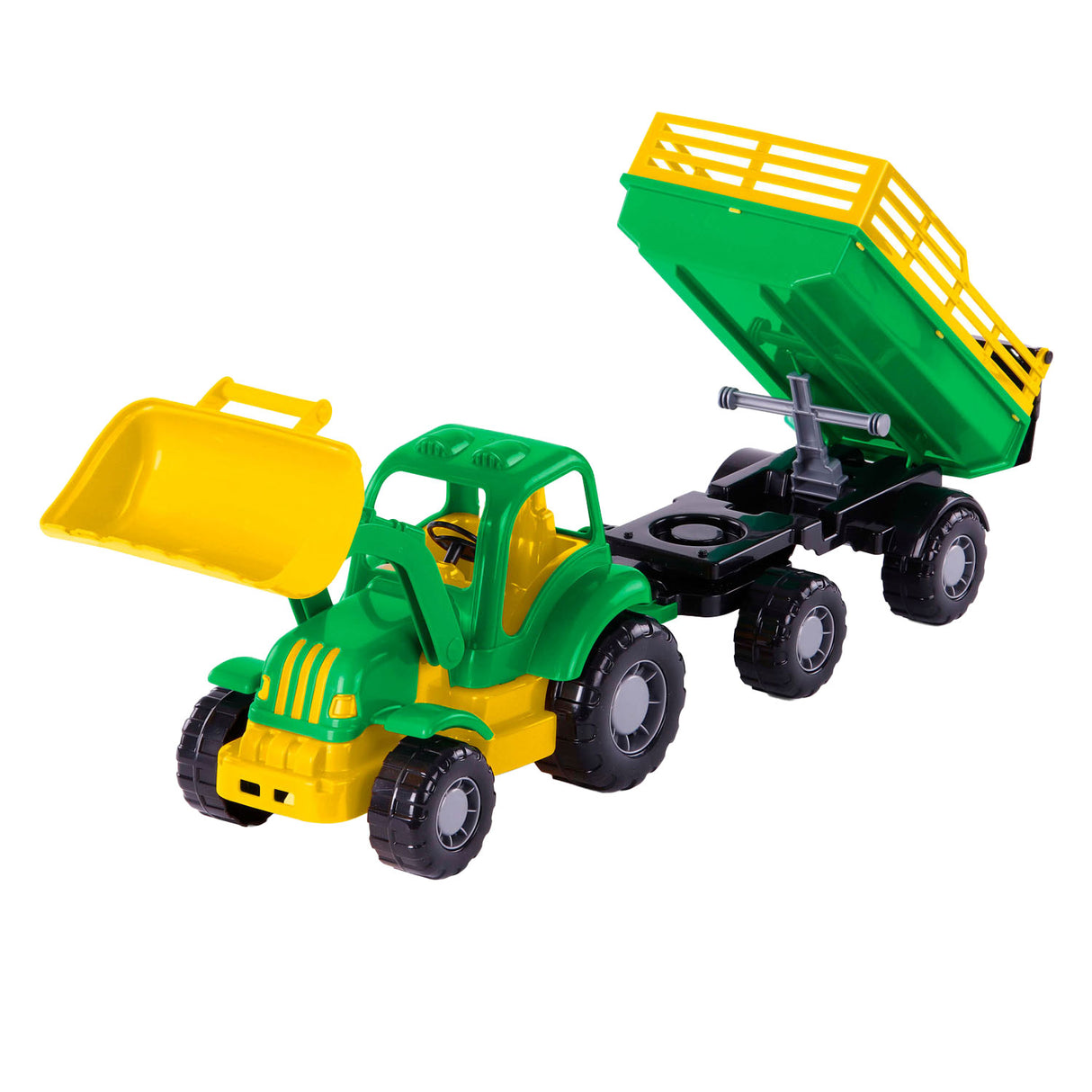 Cavallino Toys Cavallino Classic Tractor med Tilt Trailer, 66cm