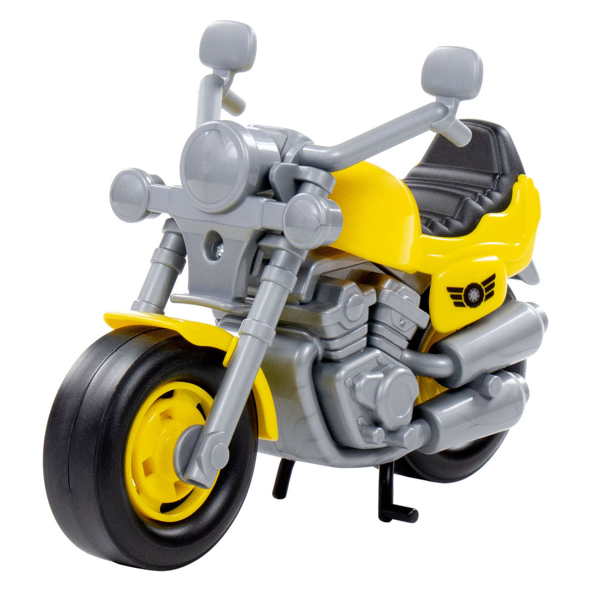 Cavallino toys cavallino race motor geel, 25cm