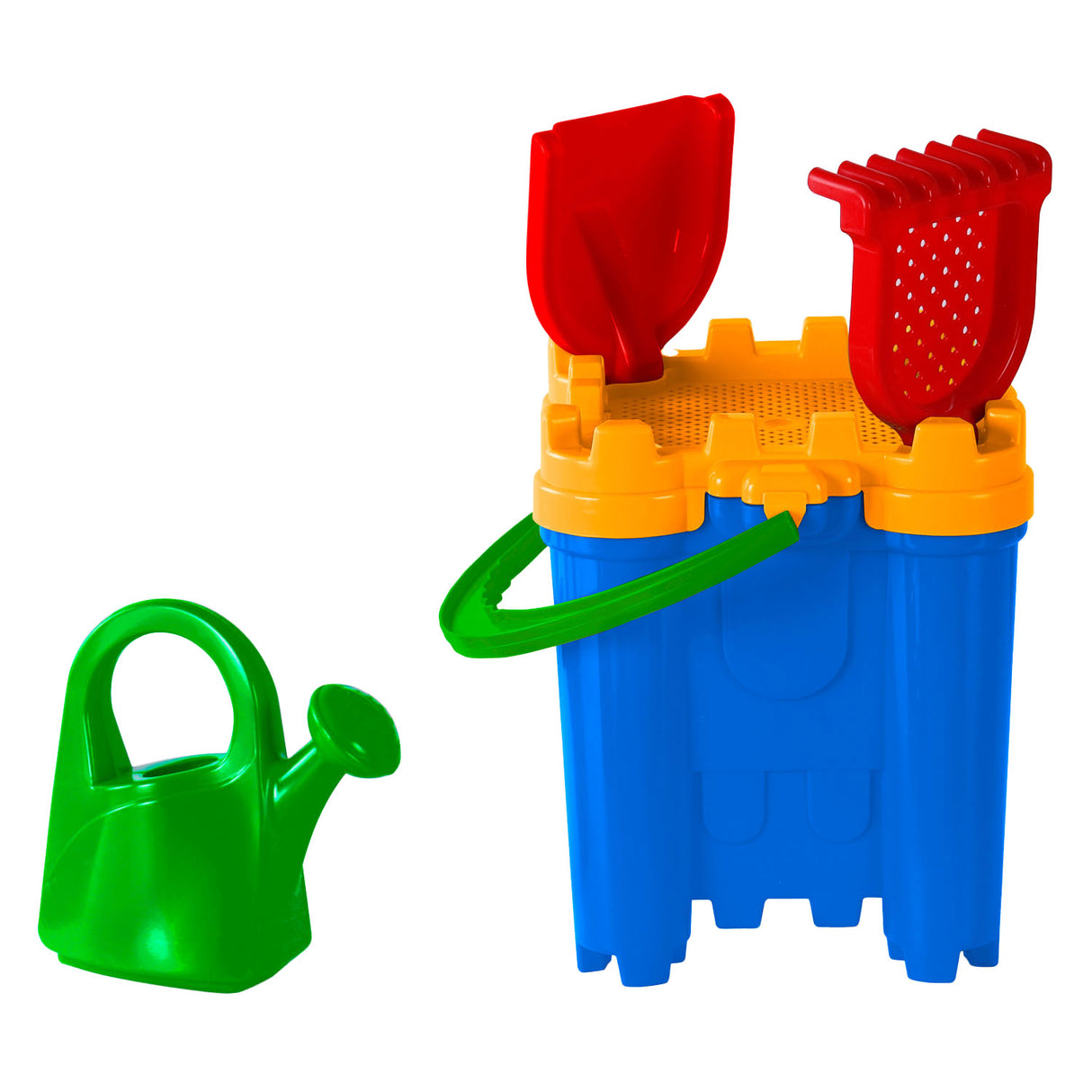 Cavallino Toys Cavallino Castle inmal set with watering can, 4LDLG.