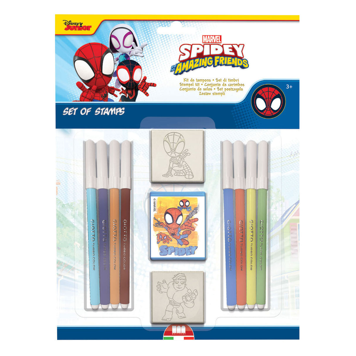 Multiple Spidey Stamp Set, 11dlg.