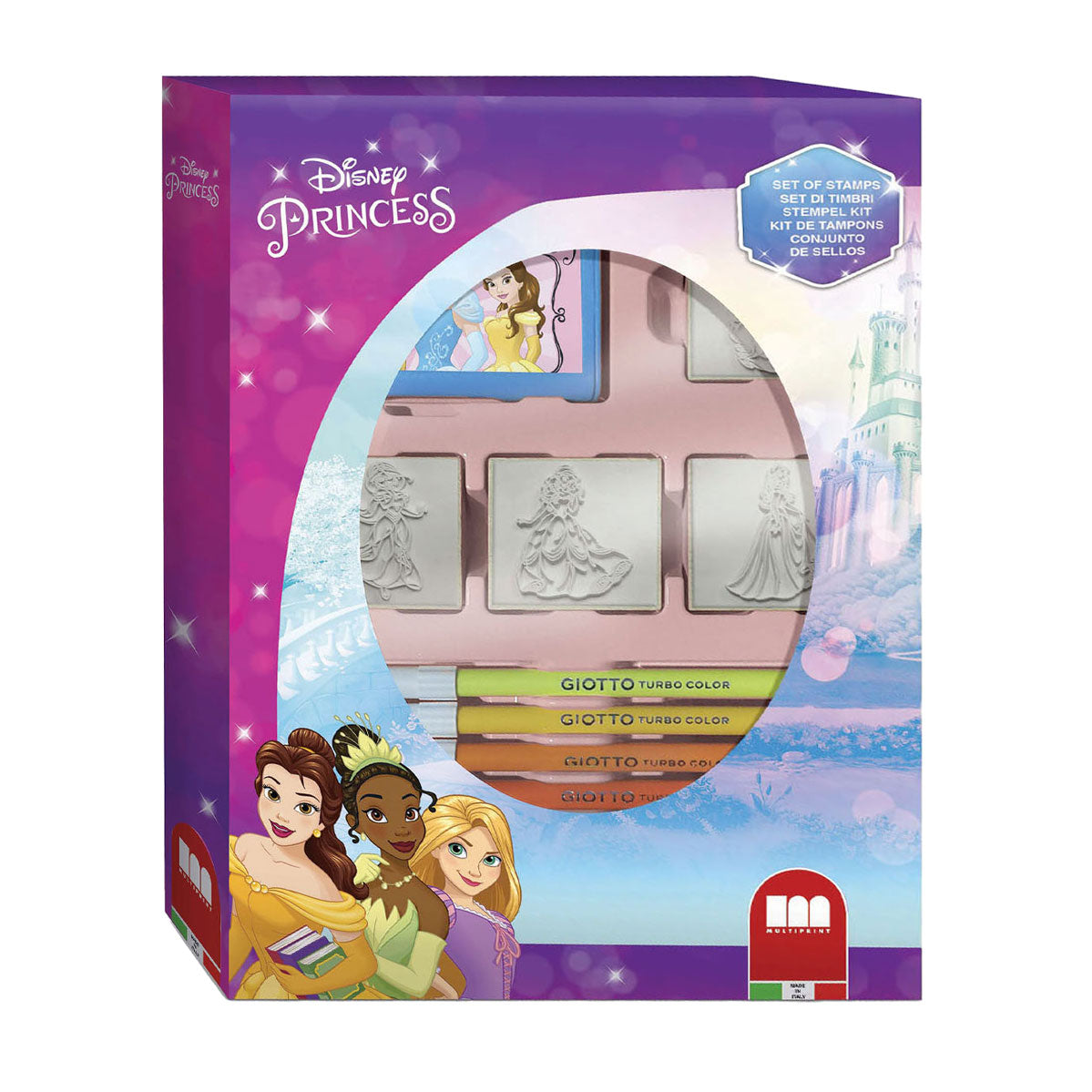 Multiple Princess Stamp Set med 4 stämplar