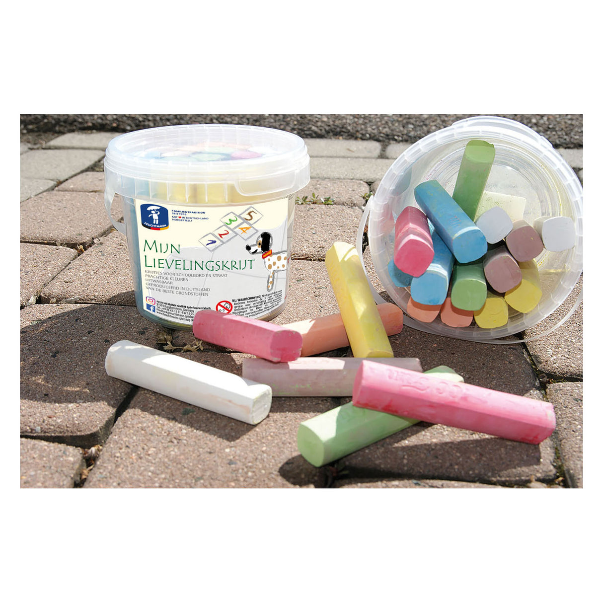 De Fuchtmann meng Liiblings Trottoir Chalk, 20st.