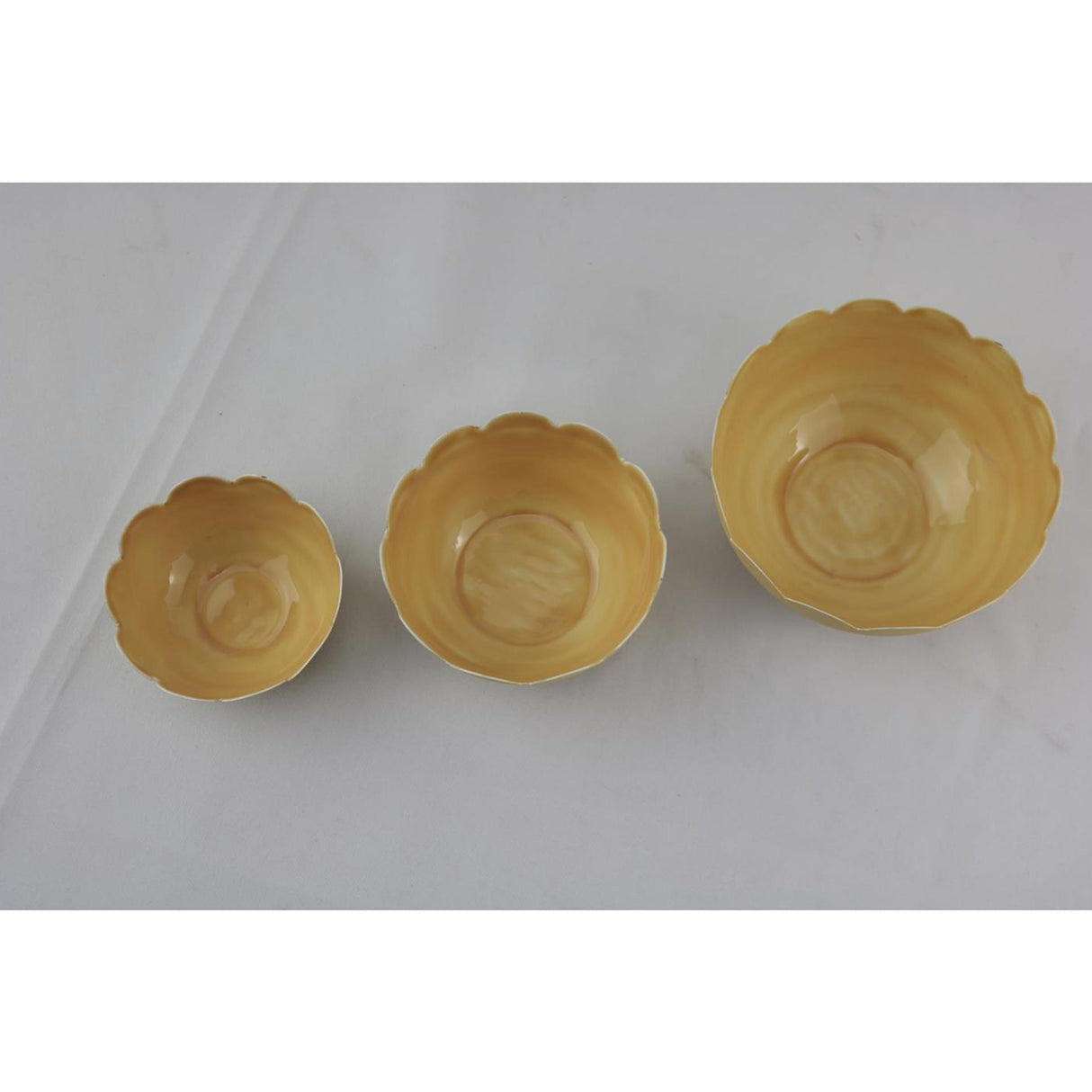 Mansion atmosphere loire votive waxinelichthouder beige set a 3