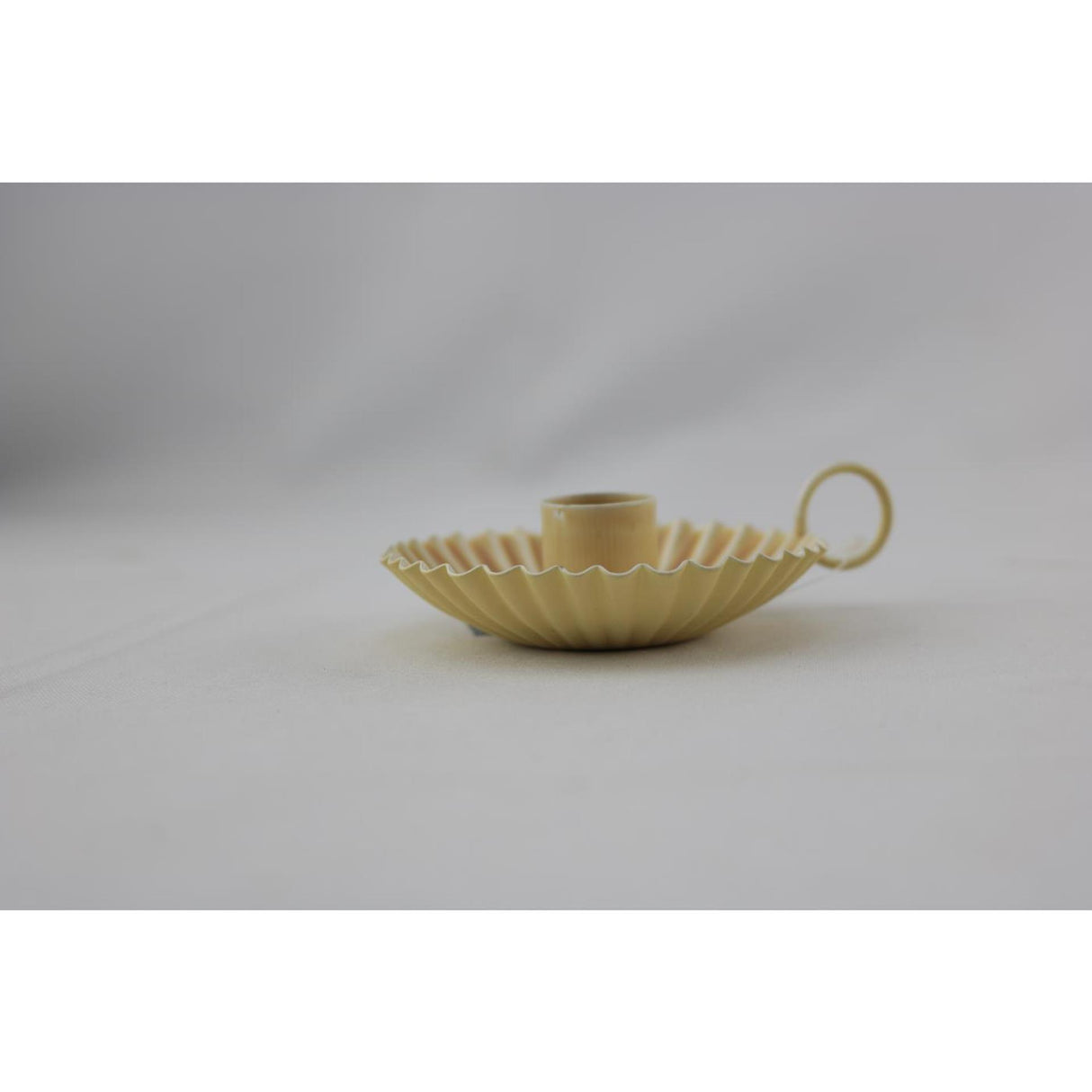 Mansion atmosphere moselle kandelaar beige 11x9x3cm