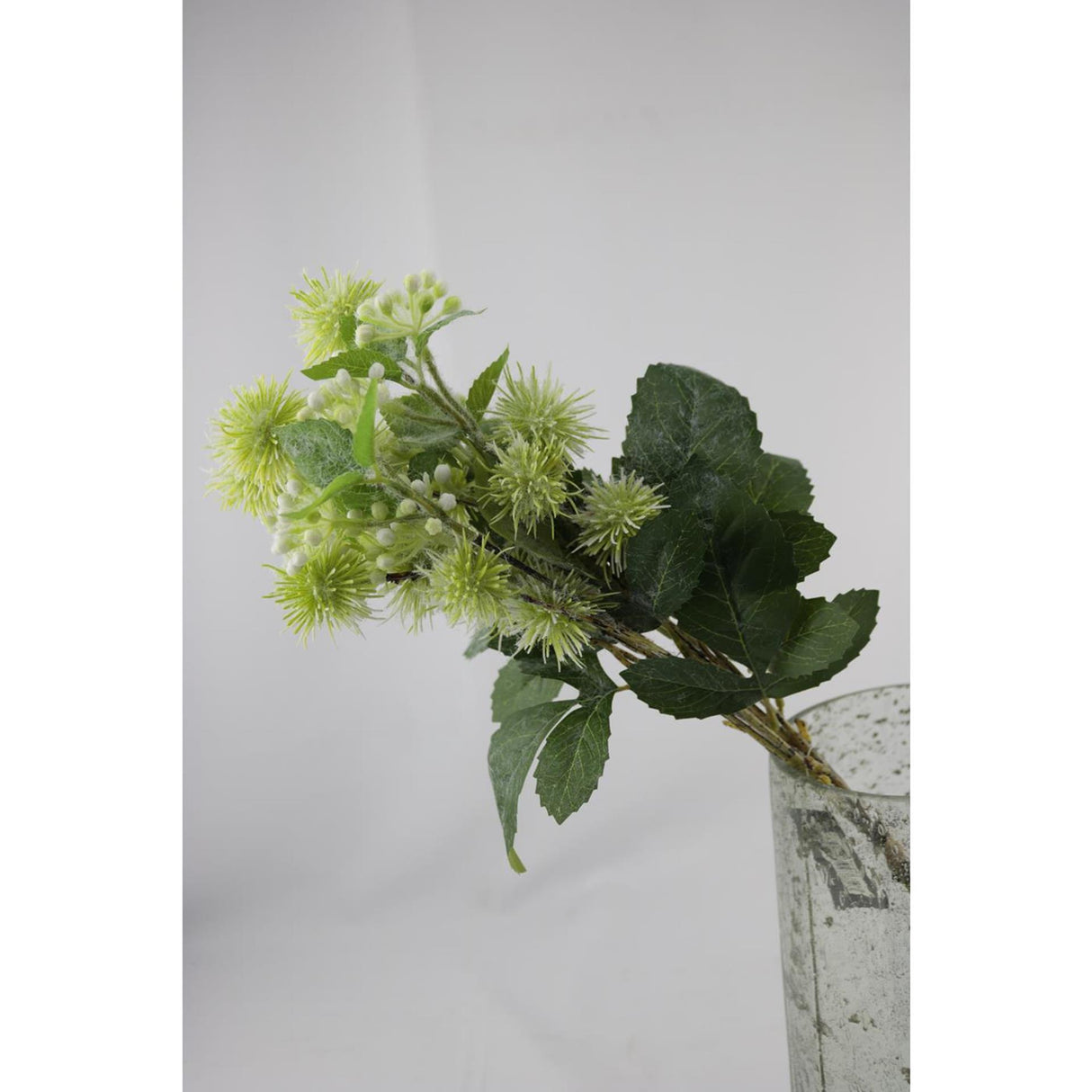 Mansion atmosphere kunsttak scallion ball wit 3 stelen gebundeld met touw