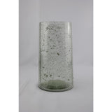 Mansion atmosphere vaas bubbel glas 16x16x27cm