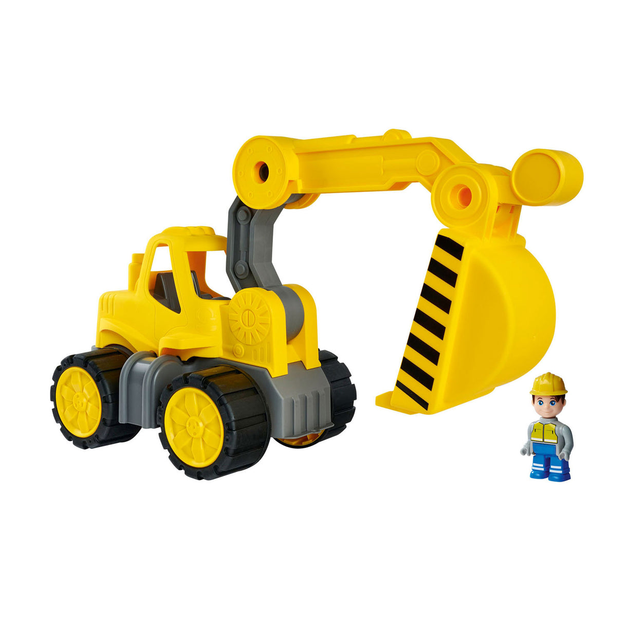 Big Power Worker Midi Excavator con figura