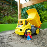 Big power worker midi kiepwagen met figuur