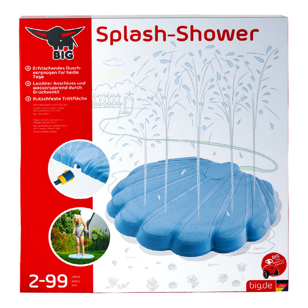 Big Splash Water Sproeier Shell bleu