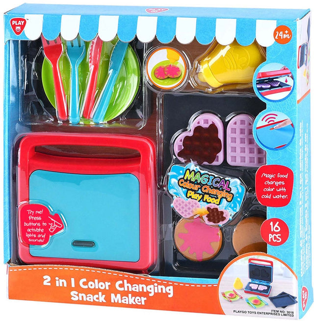 Play go color changing snacks maken - 2in1