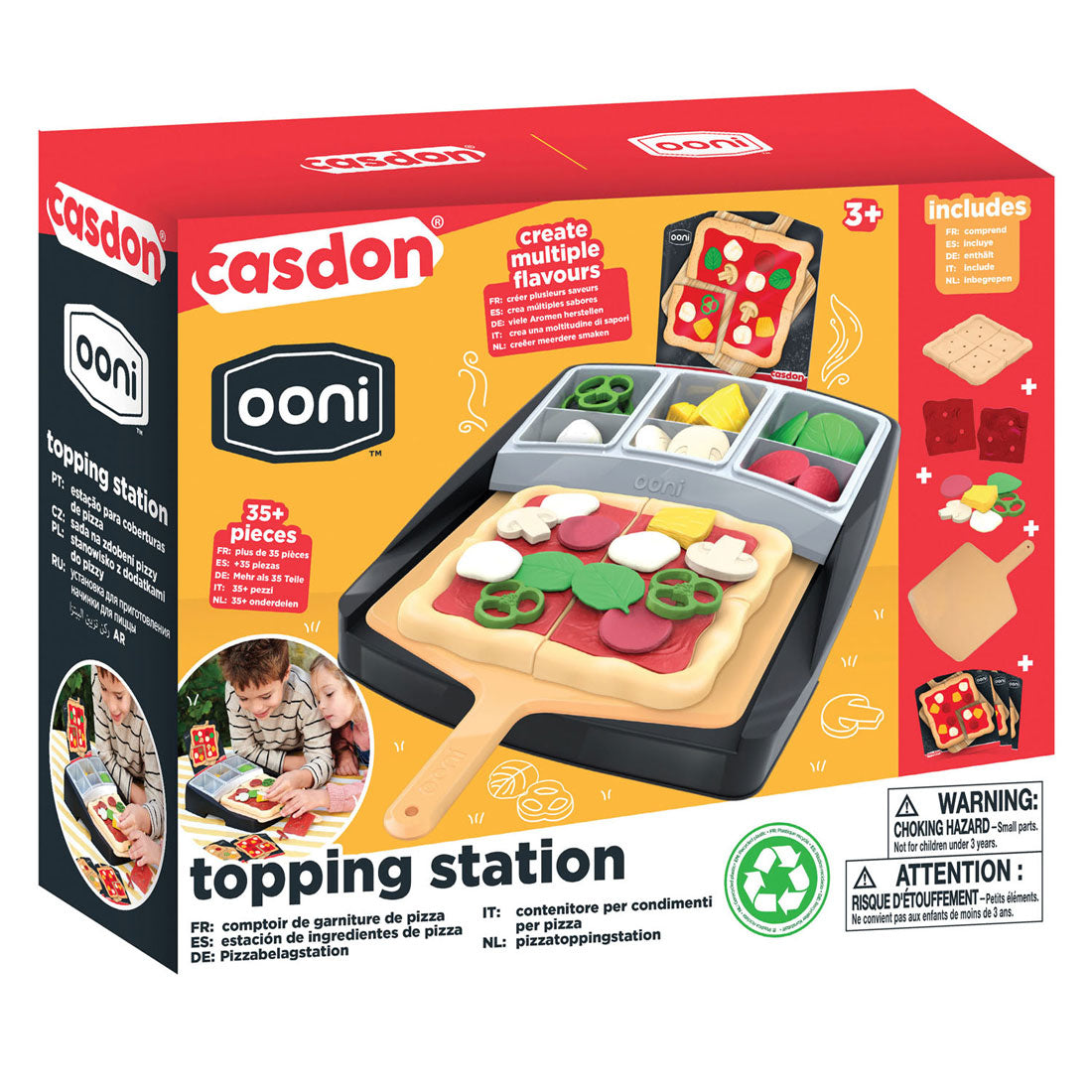 Casdon Casdon Ooni Toys Pizza Seg Play Set