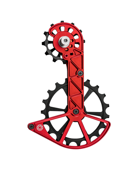 Kogel derailleurdeel kolossos oversized keramisch rood