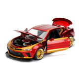 Jada toys - marvel ironman 2016 chevy camaro ss - 1:24 - die-cast - vanaf 8 jaar - speelgoedvoertuig