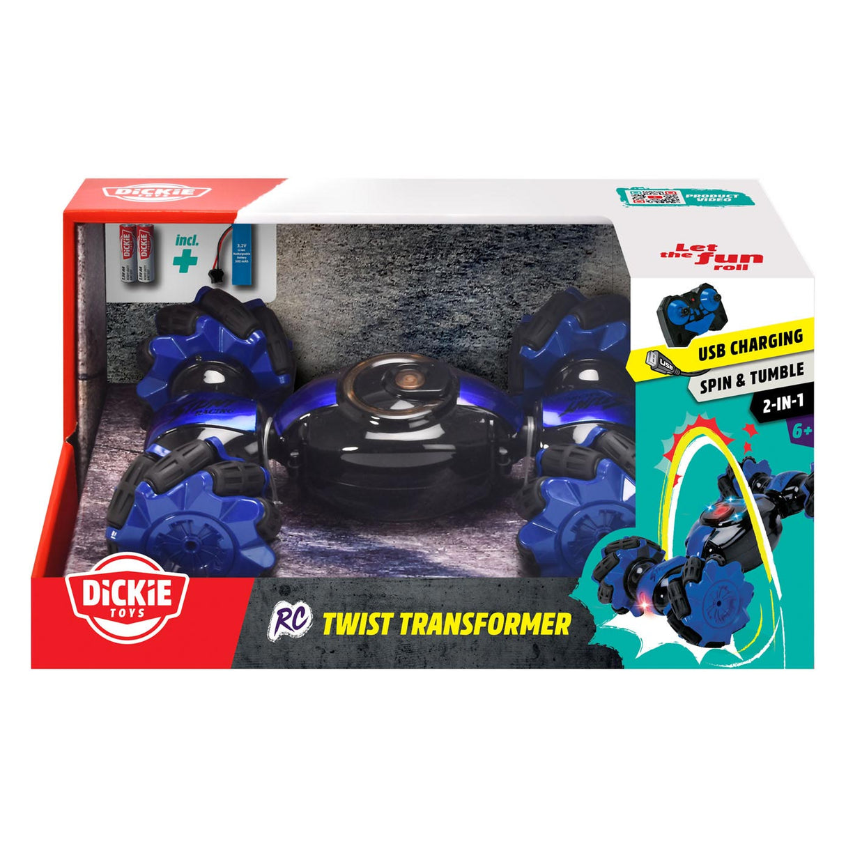 Dickie RC Twist Transformer Careable Car