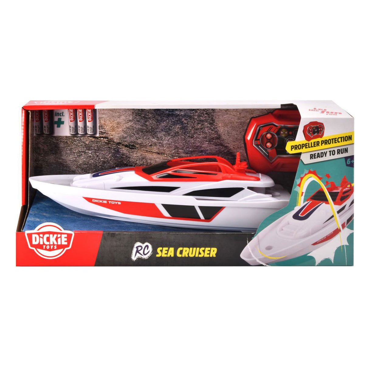 Dickie RC Sea Cruiser, RTR Structure Boot