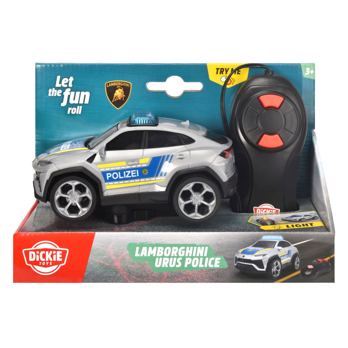 Dickie RC Lenkbare Auto -Urus -Polizei