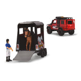 Dickie Jeep avec set de jeu de remorque de cheval