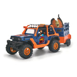 Dickie dino jeep met trailer speelset
