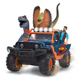 Dickie Dino Jeep con set di trailer