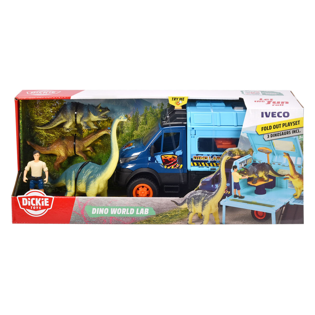 Dickie Dino World Lab Truck Play set