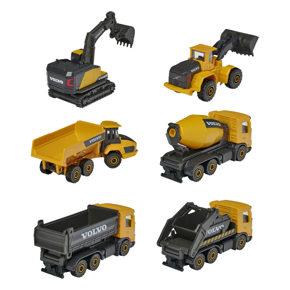 Majorette Volvo Working Vehicles, 3 ..