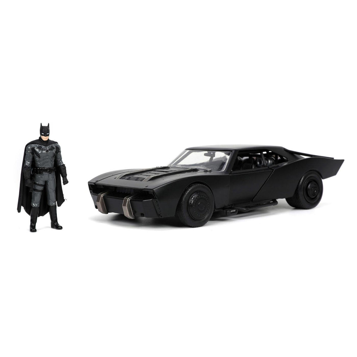 Jada Batman met Die-cast Batmobile Auto 1:24