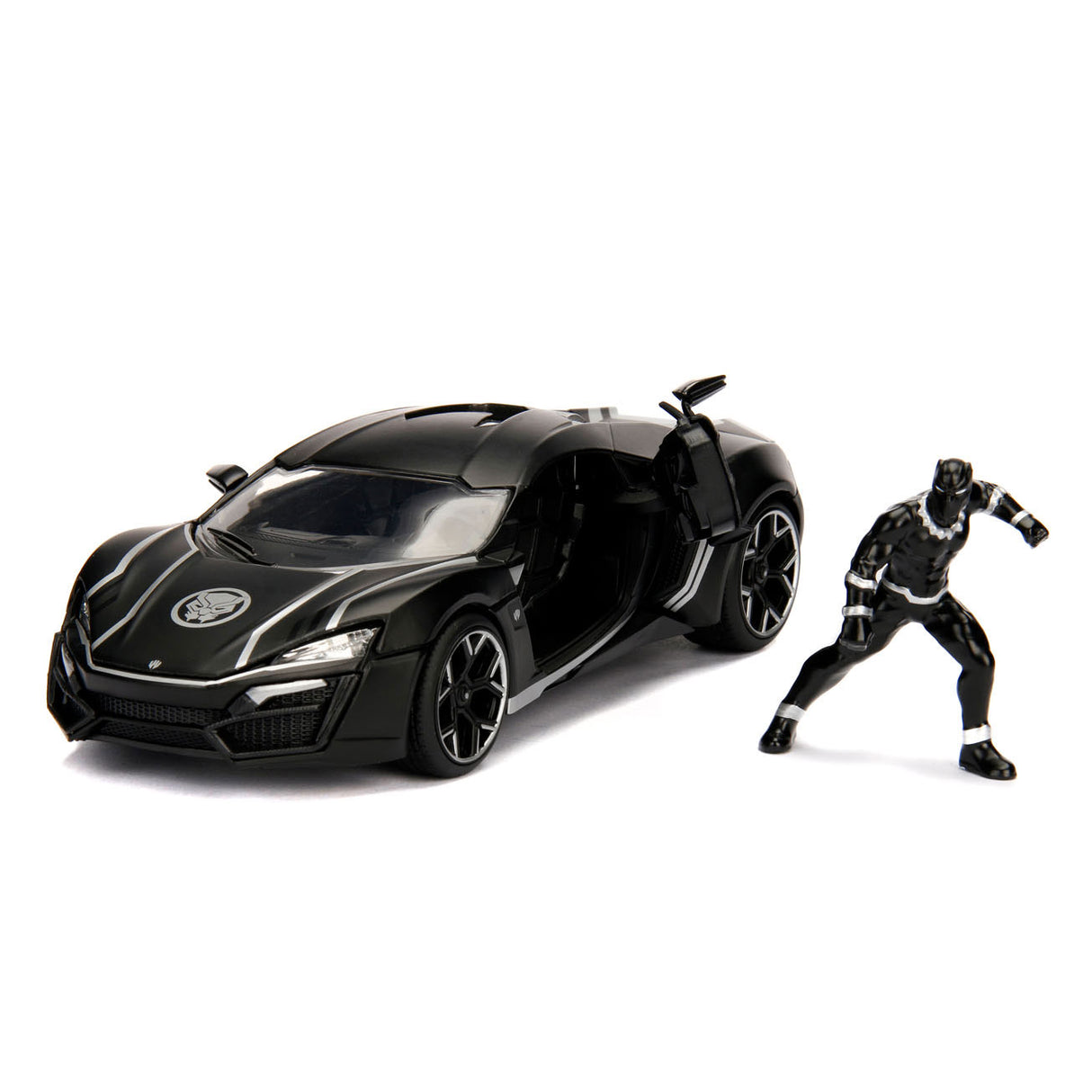 Jada Die Cast Avengers Black Panther with Auto 1:24