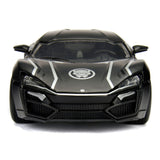 Jada toys jada die-cast avengers black panther met auto 1:24
