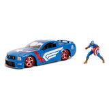 Jada Avengers Kapitän Amerika mat Auto 1:24