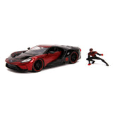 Jada Toys Jada Miles Morales med 2017 Ford GT Auto 1:24