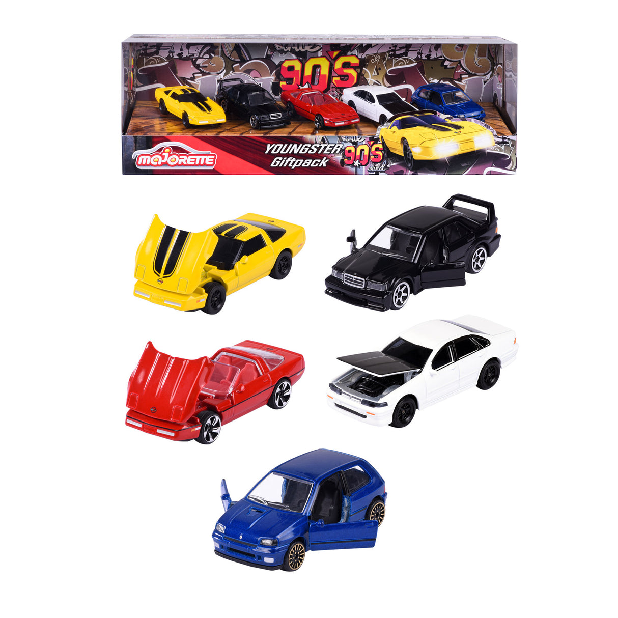 Majorette youngsters auto's giftpack, 5st.