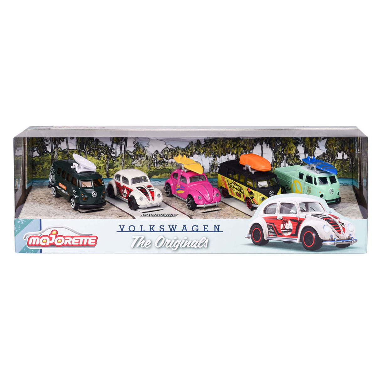 Majorette Volkswagen The Originals Game Cars, 5st.