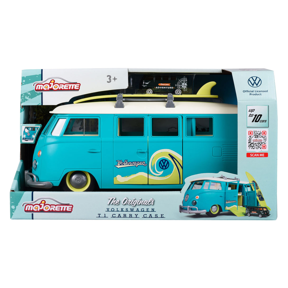 Majorette VW The Originals T1 nosilec z 1 avtomobilom