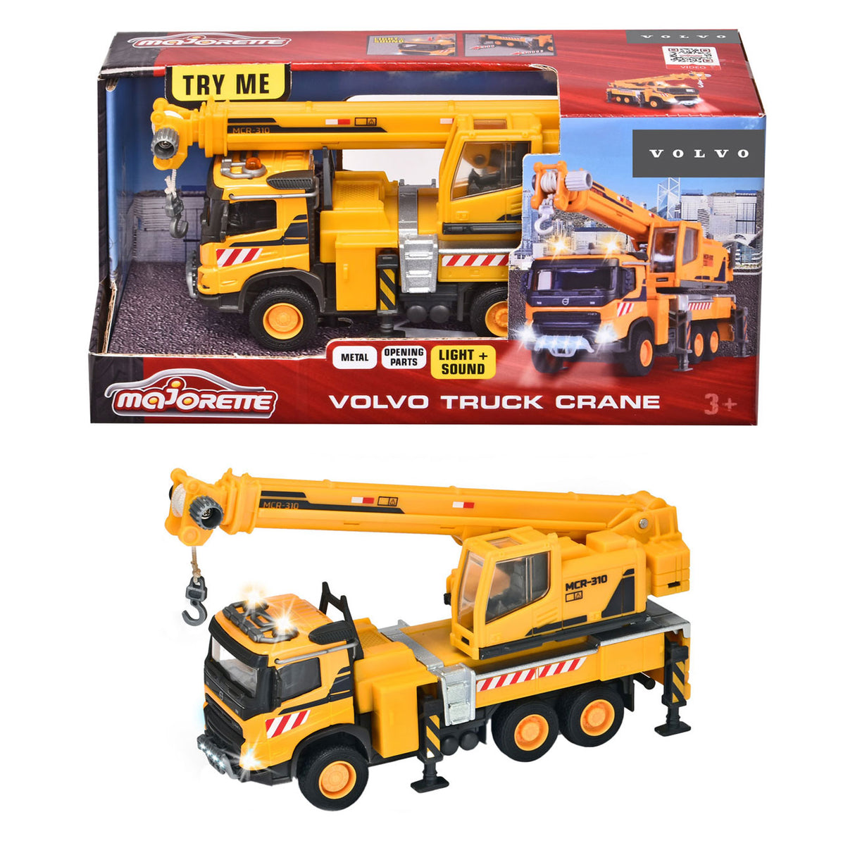 Majorette Volvo Truck s kohoutkem