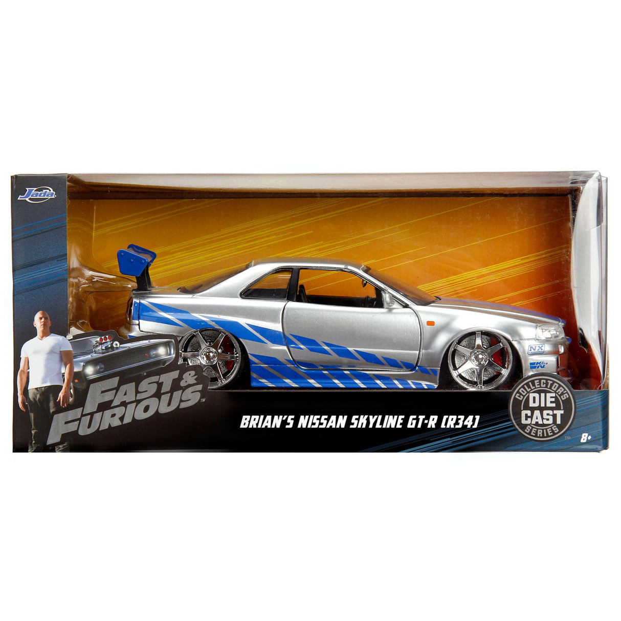 Jada Toys Jada Die Cast Fast Furious 2002 Nissan Skyline 1:24